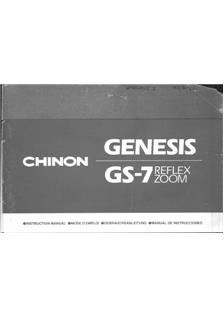 Chinon Genesis manual. Camera Instructions.